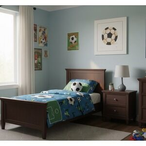 Soccer Ball Canvas Print 16x16 Wall Art Sports Decor